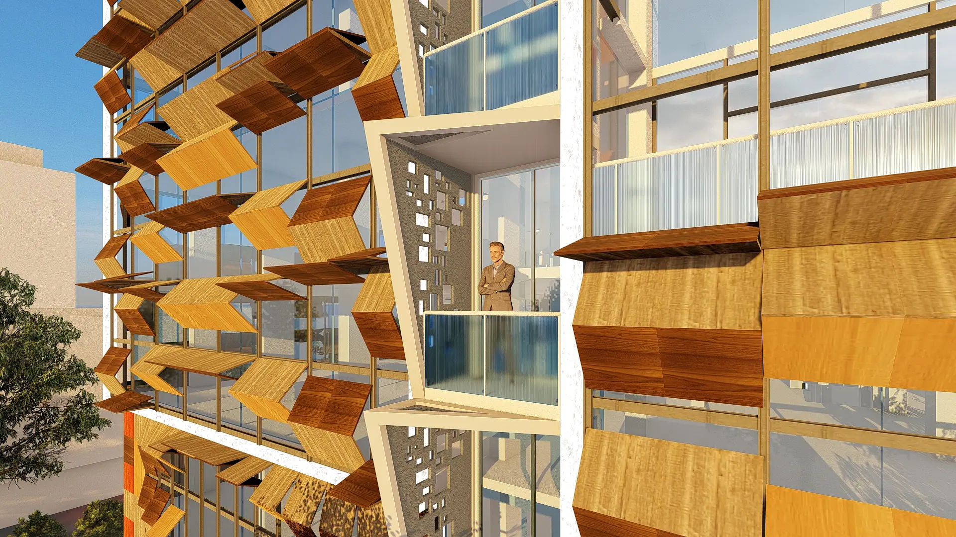 A dynamic, kinetic façade that works as a modern-day climate control organ.